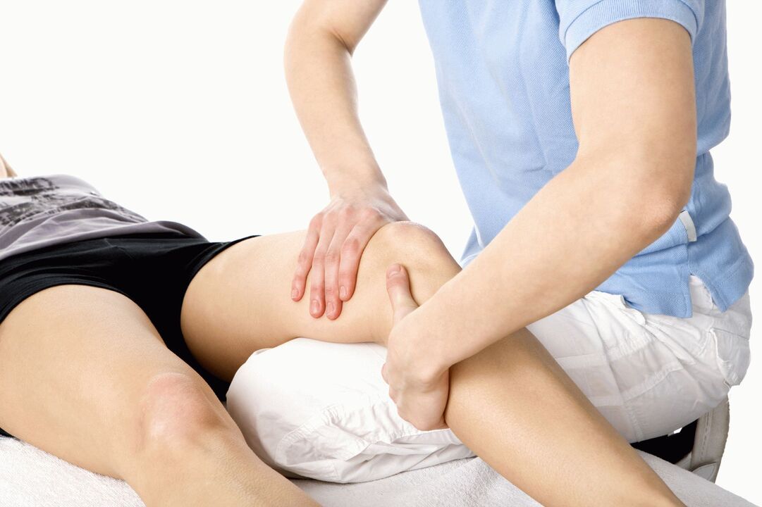 knee massage in arthritis